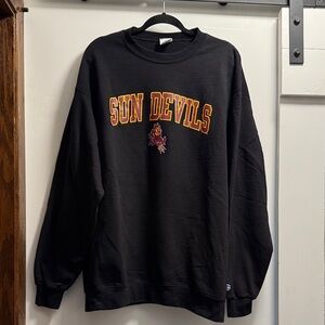 Champion Black Arizona State Sun Devils Men's Crewneck Sweatshirt XXL ASU